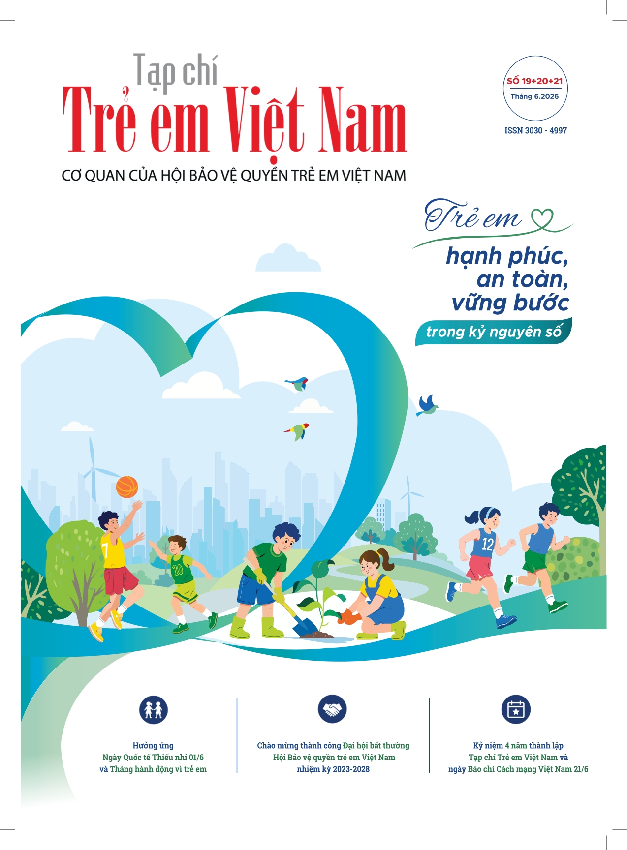 Trẻ em hạnh phúc, an toàn, vững bước trong kỷ nguyên số
